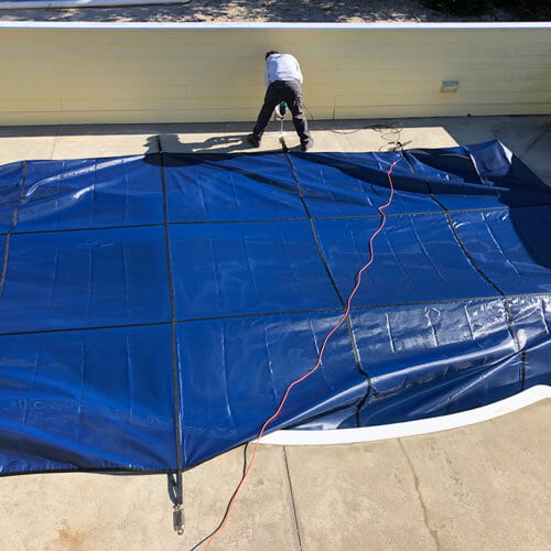 Pool Safety Cover Install